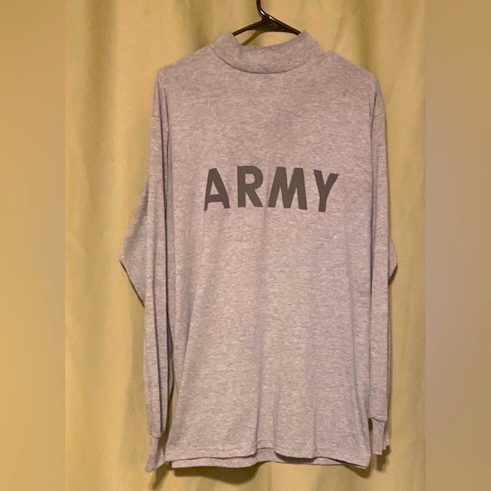 Jensen US Army IPFU Long Sleeve PT  T-Shirt Reflective Men’s L 42-44 Made in USA